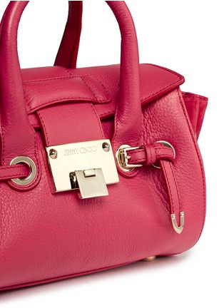 Detail View - Click To Enlarge - JIMMY CHOO - 'Minirosa' grainy leather bag