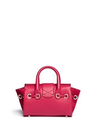 Back View - Click To Enlarge - JIMMY CHOO - 'Minirosa' grainy leather bag