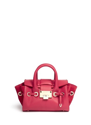 Main View - Click To Enlarge - JIMMY CHOO - 'Minirosa' grainy leather bag