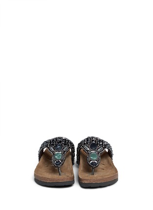 Figure View - Click To Enlarge - SAM EDELMAN - Annalee beaded sandals