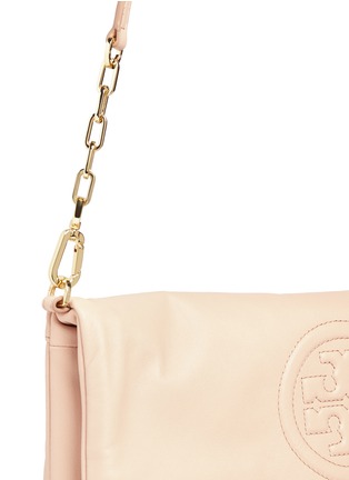 Detail View - Click To Enlarge - TORY BURCH - 'Bombe' foldover leather crossbody clutch