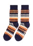 Main View - Click To Enlarge - HAPPY SOCKS - Disrupted stripe sock