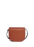 Detail View - Click To Enlarge - TORY BURCH - 'Modern Buckle' leather saddle bag