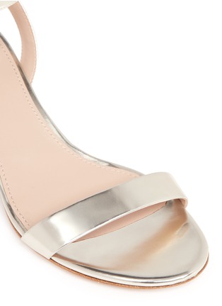 Detail View - Click To Enlarge - TORY BURCH - 'Elizabeth 2' mirror leather sandals