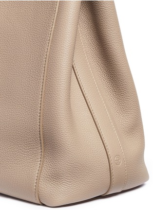 Detail View - Click To Enlarge - THE ROW - 'Top Handle 14' large leather flap shoulder bag