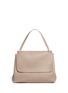 Main View - Click To Enlarge - THE ROW - 'Top Handle 14' large leather flap shoulder bag