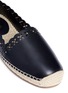 Detail View - Click To Enlarge - MICHAEL KORS - 'Thalia' floral lasercut leather espadrille slip-ons
