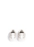 Back View - Click To Enlarge - MICHAEL KORS - 'Keaton' floral lasercut perforated leather sneakers