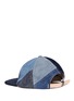 Figure View - Click To Enlarge - ALBUM - 'Pinwheel' patchwork denim baseball cap