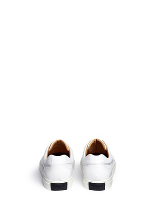 Back View - Click To Enlarge - HARRYS OF LONDON - 'Mr Jones 2' perforated leather sneakers