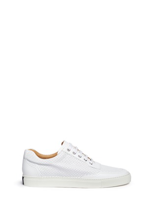 Main View - Click To Enlarge - HARRYS OF LONDON - 'Mr Jones 2' perforated leather sneakers
