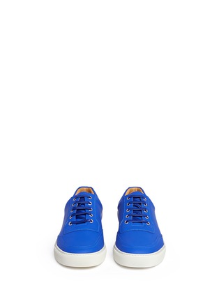 Front View - Click To Enlarge - HARRYS OF LONDON - 'Mr Jones 2' Tech leather sneakers