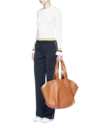 Figure View - Click To Enlarge - A-ESQUE - 'Carry All' reversible leather tote