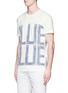 Front View - Click To Enlarge - DENHAM - BLUE BLUE' print cotton T-shirt