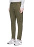 Front View - Click To Enlarge - DENHAM - 'Tokyo Apex' cotton twill carrot pants