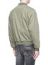 Back View - Click To Enlarge - DENHAM - 'Apex' cotton twill bomber jacket