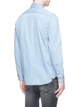 Back View - Click To Enlarge - DENHAM - 'The Standard' denim shirt