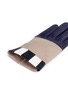 Detail View - Click To Enlarge - ARISTIDE - Colourblock check lambskin leather short gloves