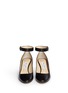 Front View - Click To Enlarge - JIMMY CHOO - 'Helena' ankle strap kid leather pumps