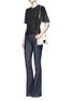 Figure View - Click To Enlarge - JIMMY CHOO - 'Lockett Petite' curb chain leather shoulder bag