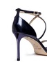 Detail View - Click To Enlarge - JIMMY CHOO - 'Hesper 85' crisscross strap leather sandals