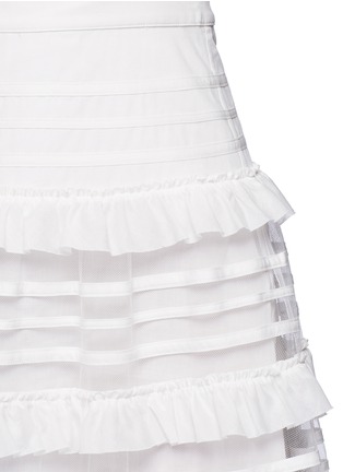 Detail View - Click To Enlarge - 68244 - 'Sea' fish lace tiered ruffle dress