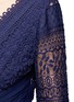 Detail View - Click To Enlarge - 68244 - 'Rope' tie waist floral lace dress