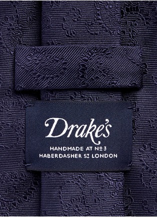 Detail View - Click To Enlarge - DRAKE'S - Paisley jacquard silk tie