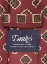 Detail View - Click To Enlarge - DRAKE'S - Square print silk tie