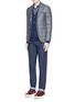 Figure View - Click To Enlarge - ISAIA - Cashmere-cotton polo shirt