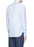 Back View - Click To Enlarge - ISAIA - 'Milano' dot jacquard micro stripe cotton shirt