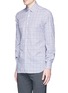 Front View - Click To Enlarge - ISAIA - 'Parma' check cotton shirt