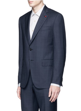Front View - Click To Enlarge - ISAIA - 'Gregory' check wool suit