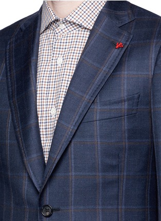  - ISAIA - 'Cortina' check plaid wool-cashmere suit