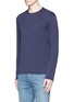 Front View - Click To Enlarge - ISAIA - Silk-cotton blend T-shirt
