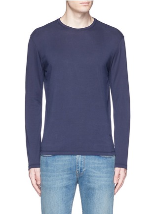 Main View - Click To Enlarge - ISAIA - Silk-cotton blend T-shirt