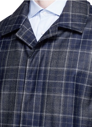 Detail View - Click To Enlarge - ISAIA - 'San Gennaro' check plaid puffer coat