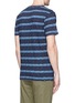 Back View - Click To Enlarge - DENHAM - 'Signature' stripe cotton T-shirt