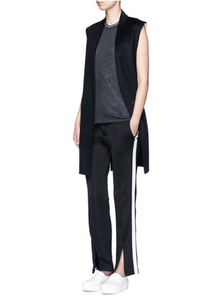 Figure View - Click To Enlarge - RAG & BONE - 'Rockley' splittable wool cocoon vest