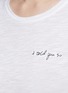 Detail View - Click To Enlarge - RAG & BONE - 'Base' slogan embroidery cotton slub T-shirt