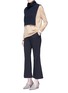 Figure View - Click To Enlarge - STELLA MCCARTNEY - Cashmere-wool cable knit scarf