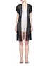 Main View - Click To Enlarge - ALICE & OLIVIA - Open front tassel eyelet knit vest