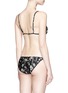 Back View - Click To Enlarge - ZIMMERMANN - 'Sakura Tuck Tri' floral print bikini set