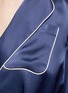Detail View - Click To Enlarge - CHLOÉ - Waist sash piped satin pyjama top