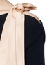 Detail View - Click To Enlarge - VALENTINO GARAVANI - Contrast silk sash cashmere blend sweater