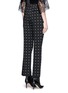 Back View - Click To Enlarge - GIVENCHY - Mix floral print cady pants