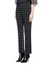Front View - Click To Enlarge - GIVENCHY - Mix floral print cady pants