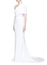 Figure View - Click To Enlarge - STELLA MCCARTNEY - One shoulder cady crepe gown
