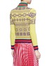 Back View - Click To Enlarge - GUCCI - Cat embroidery wool turtleneck sweater