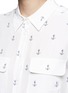 Detail View - Click To Enlarge - EQUIPMENT - 'Slim Signature' anchor print silk shirt